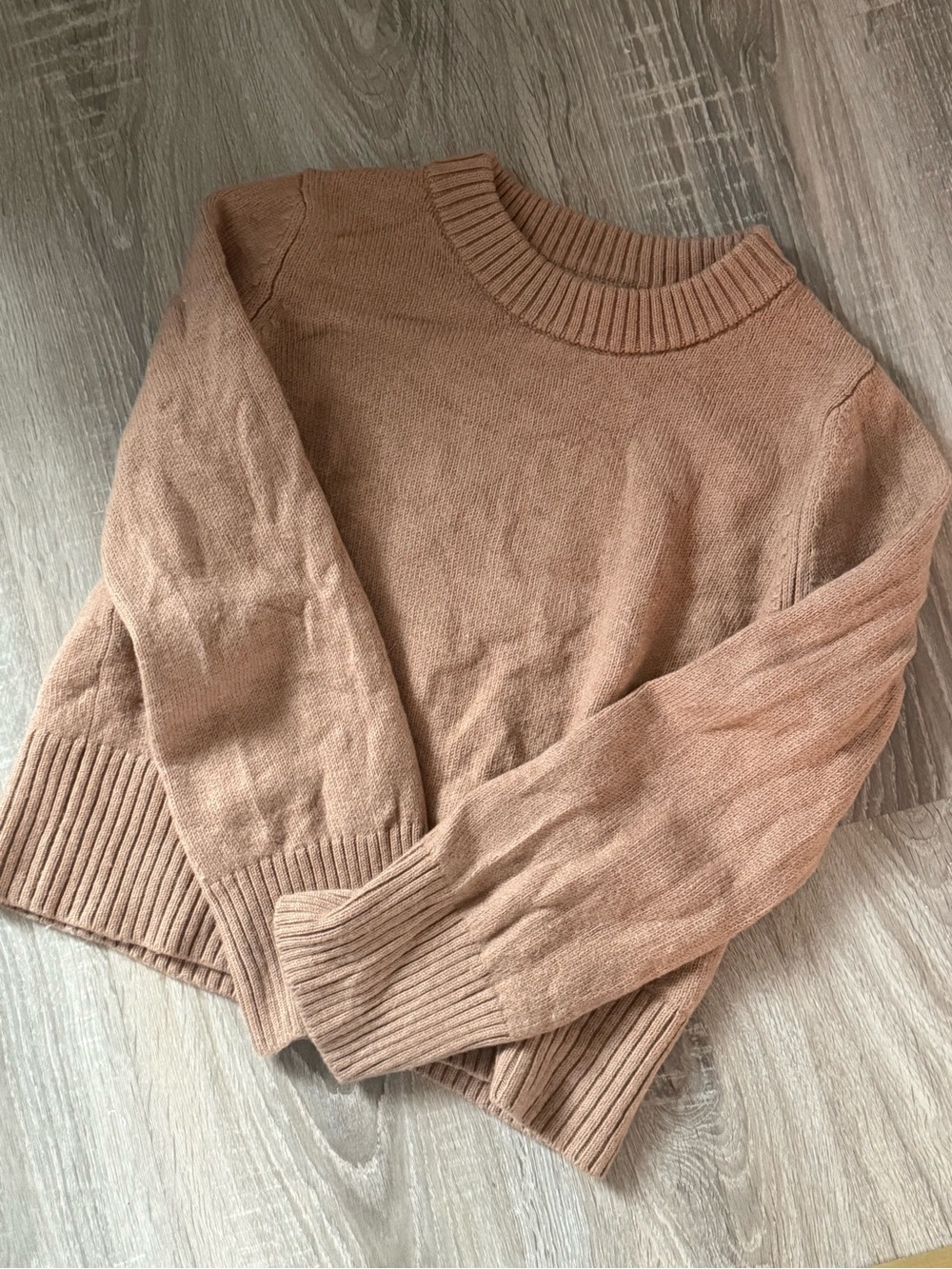 Merino wool Sweater beige/brown Max Studio medium